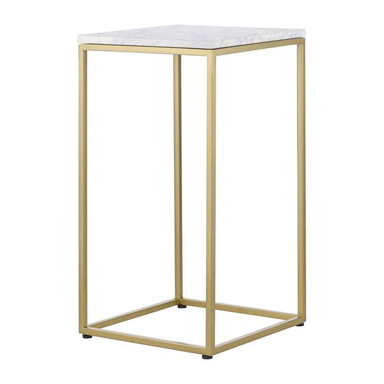 Набор из 2-х столиков mayen gold, белые/золотистые