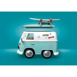Игровой набор Playmobil 71857 Автомобиль Volkswagen T1 Camper 71857 31 деталь — фото 5