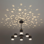 8234/6C LN Люстра GX53 LED 6*10Вт+3*5Вт 2700К 220В IP20 COMFI