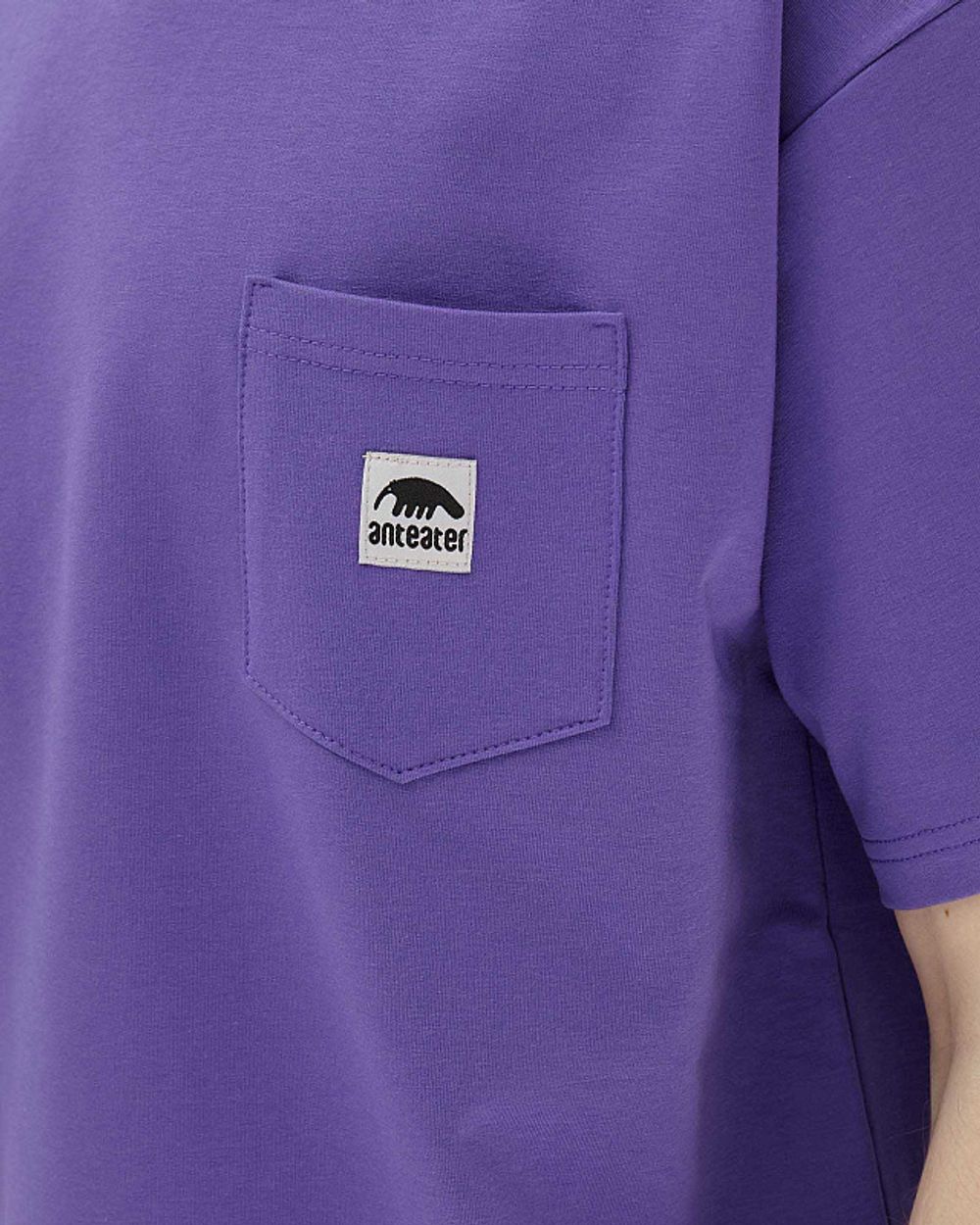 Футболка ANTEATER Phat Pocket 217 Фиолетовая