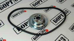 Шкив помпы с ремнем для Нивы, d=115мм