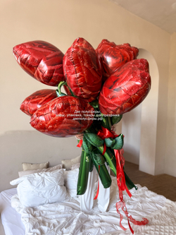 Букет фольгированных роз