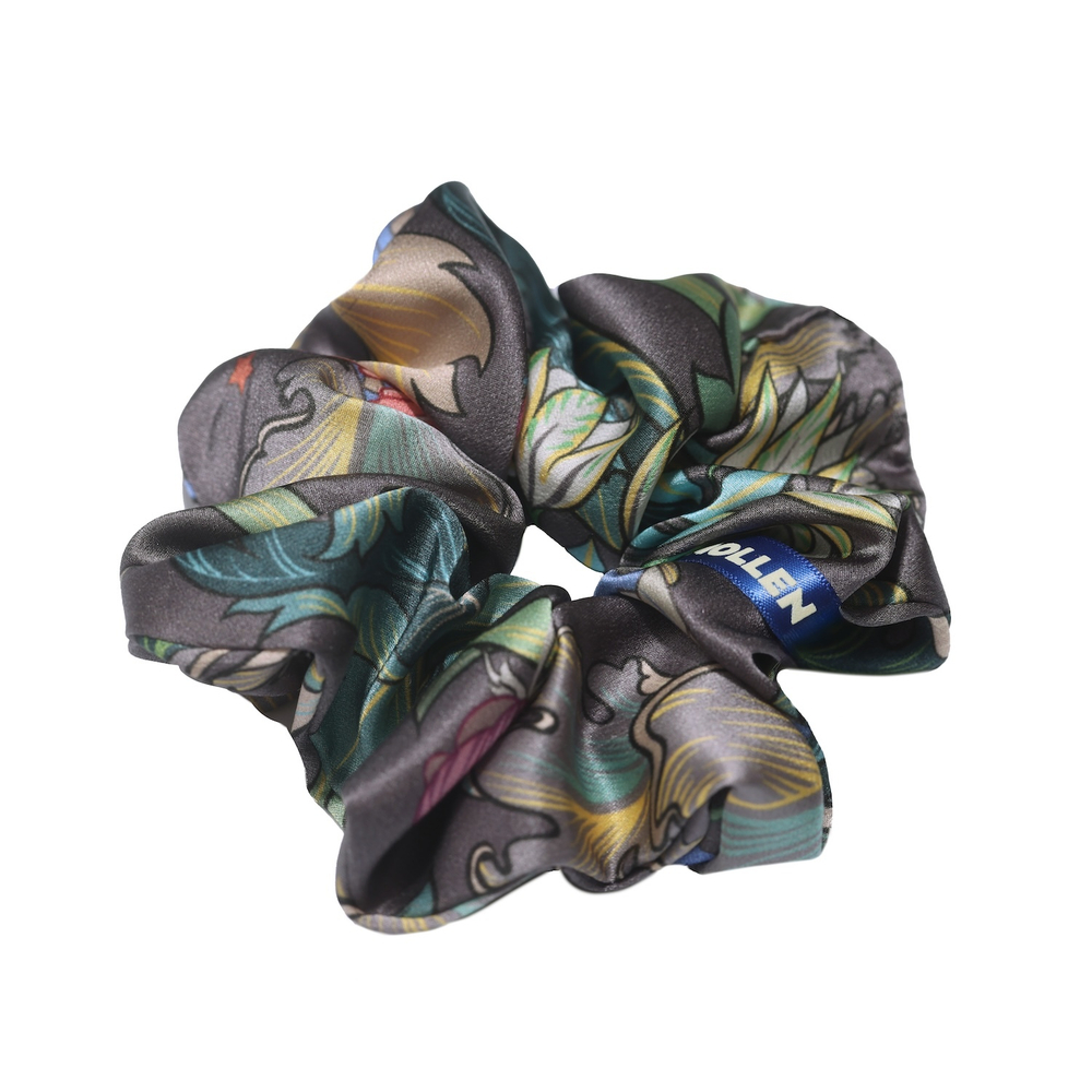 Комплект шелковых резинок для волос Mollen Рассвет графитно-серый