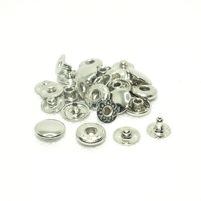 Кнопка Альфа латунь (нержав.) d 12,5 мм, никель