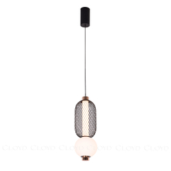 Подвесной светильник Cloyd SUPERNOVA-B P1 / выс. 39 см - черный/золото (арт.11483)