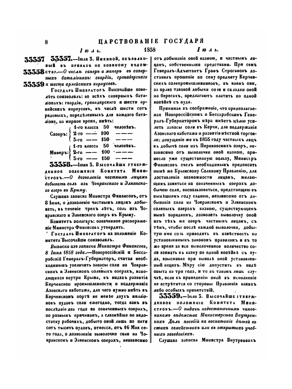 Полное собрание законов Российской Империи. Собрание Второе. Том XXXIII. Отделение 2. 1858 г. | Нет автора