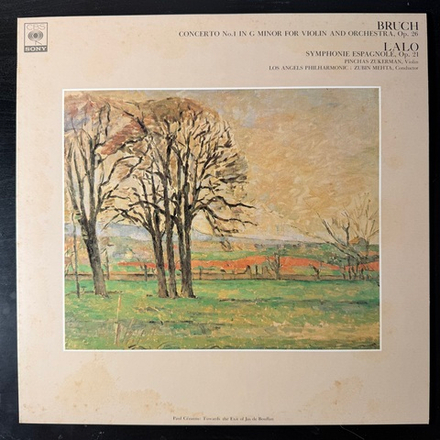 Виниловая пластинка Брух - Концерт для скрипки с оркестром № 1 / Лало - Испанская симфония LP
