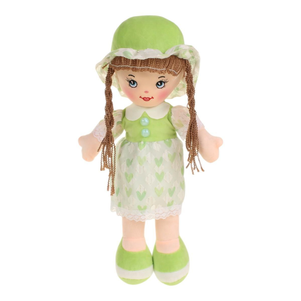 Кукла в платье с перламутровыми пуговицами № 2 16x43x13см. (Hand)