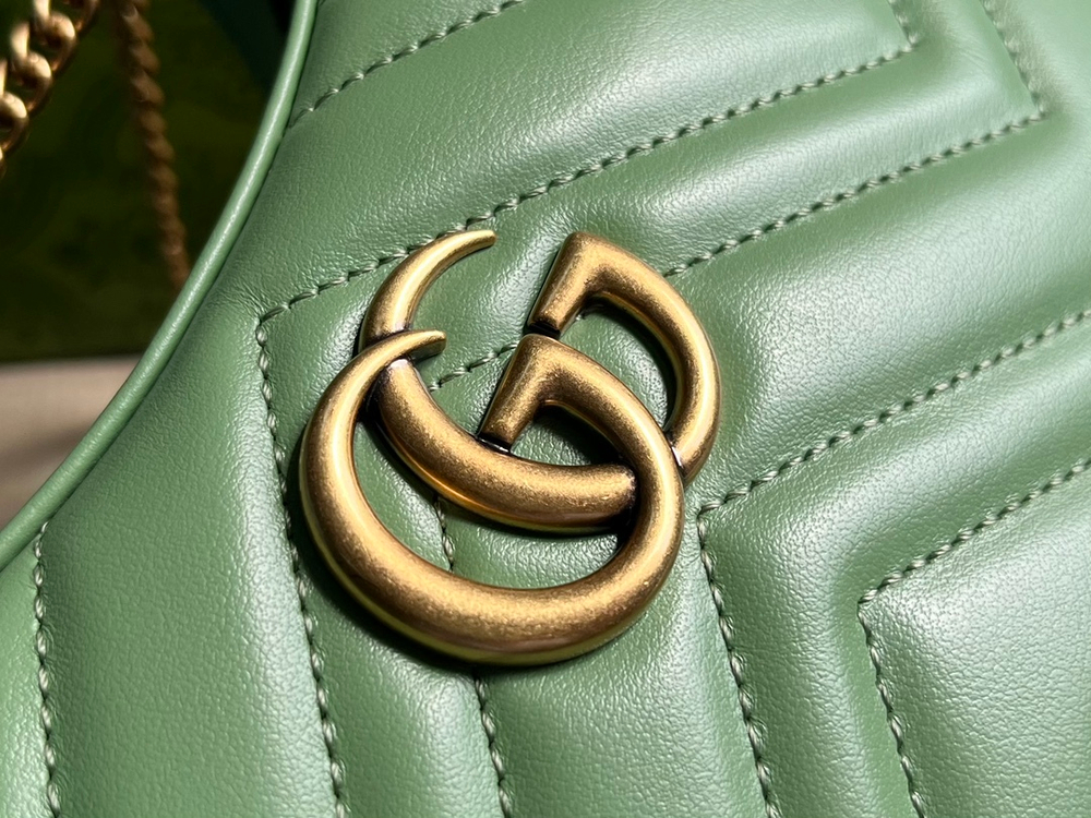 Gucci GG Marmont Half-Moon-Shaped Bag
