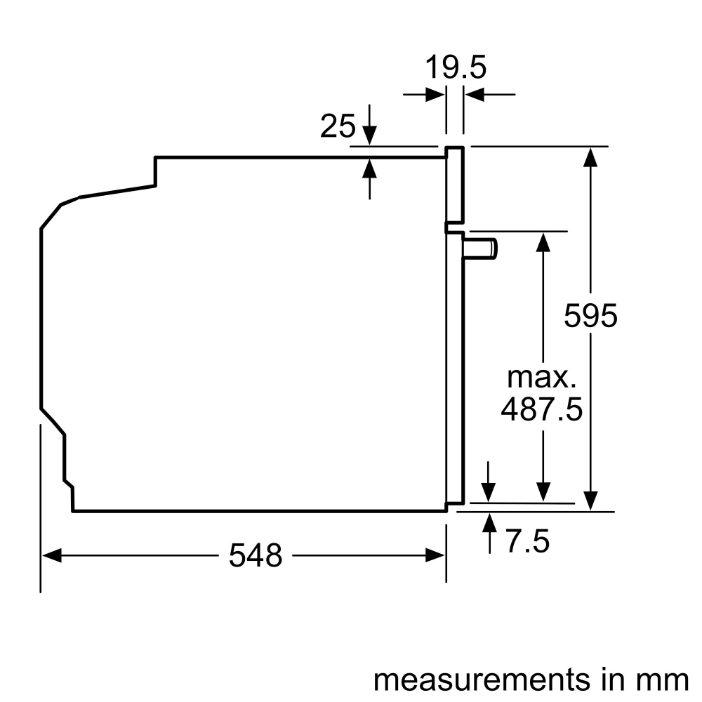Встраиваемый духовой шкаф BOSCH HBG537EW0R