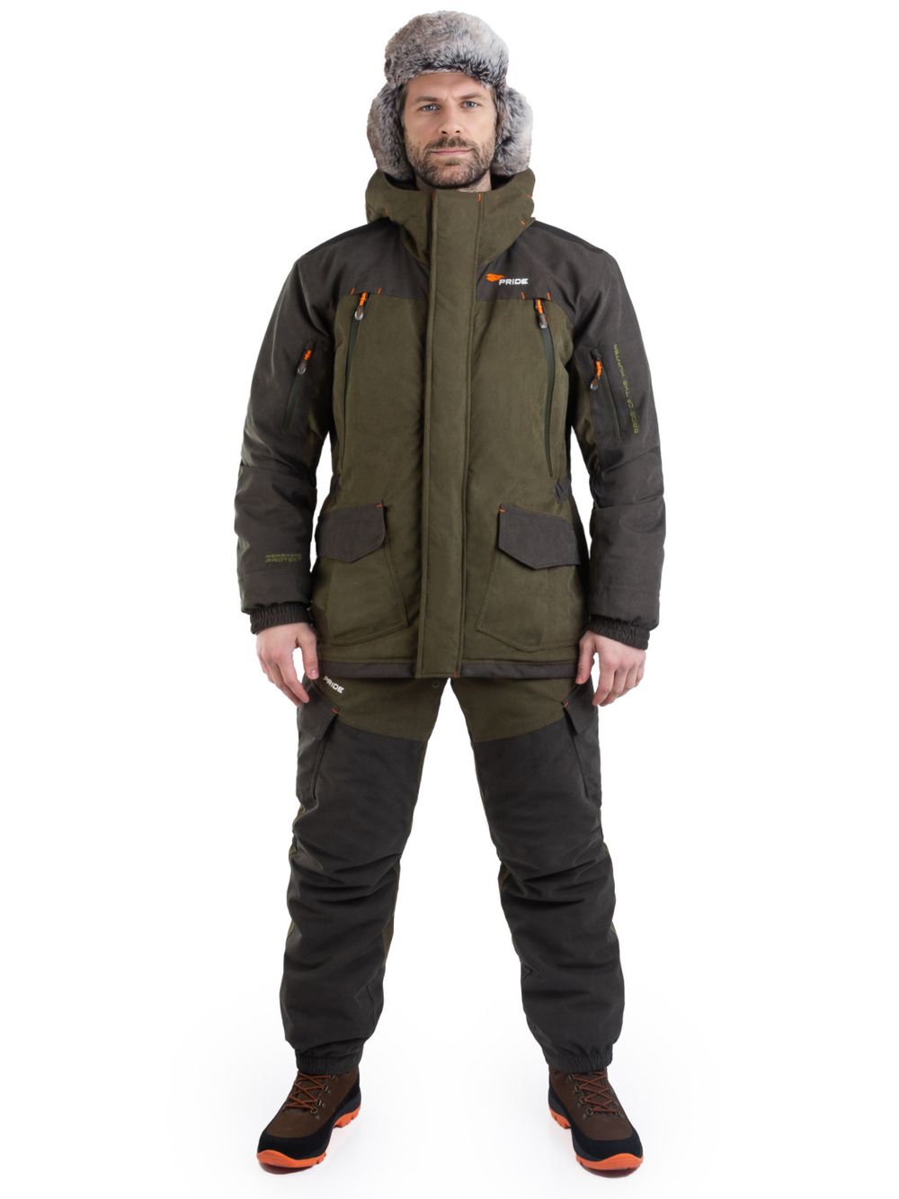 Костюм для охоты Магнум V2 до -45 (исландия, хаки) PRIDE
