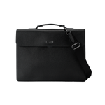COACH Graham Cross Grain Leather Handbag, Shoulder Bag, Crossbody Bag, Briefcase Large Men"s Black