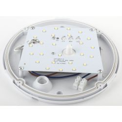 Светильник ЖКХ светодиодный ЭРА SPB-1-08-MWS (W) IP54 8Вт 640Лм 4000К D180 КРУГ с датчиком движения IK08 антивандальный