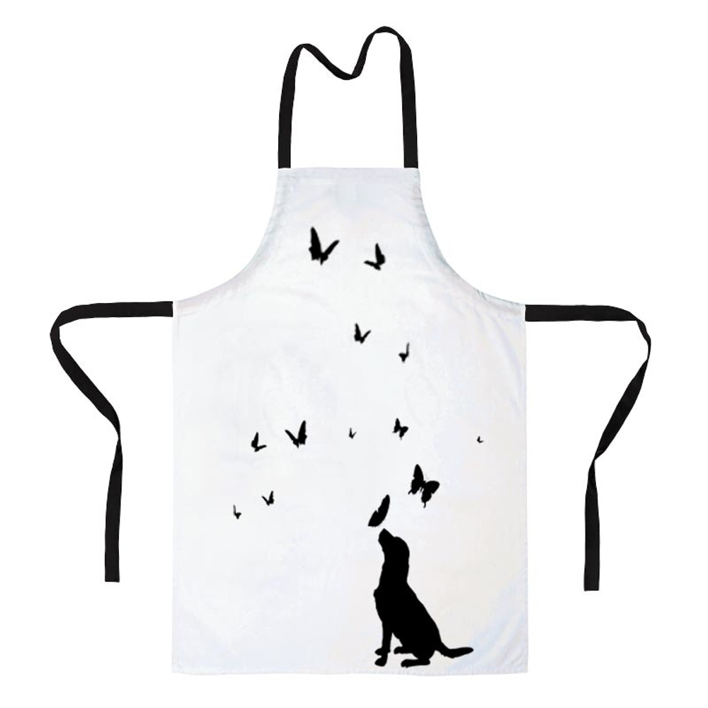 Фартук "Ретривер и бабочки"