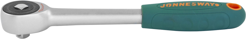R6602 Рукоятка трещоточная ротационная со сквозным приводом 1/4"DR, 60 зубцов, 180 мм