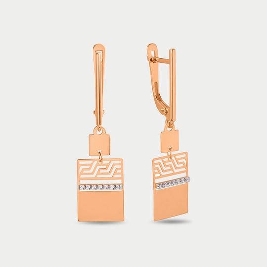 Серьги золотые