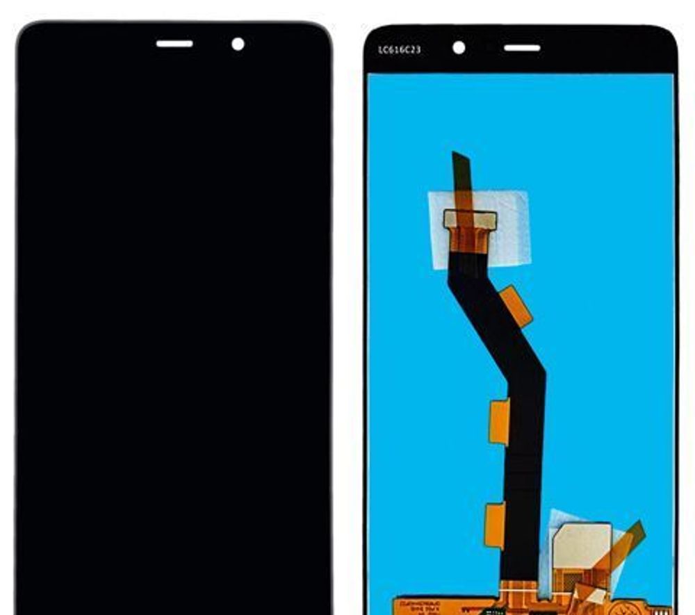 Дисплей для Xiaomi Mi 5S Plus в сборе с тачскрином Черный