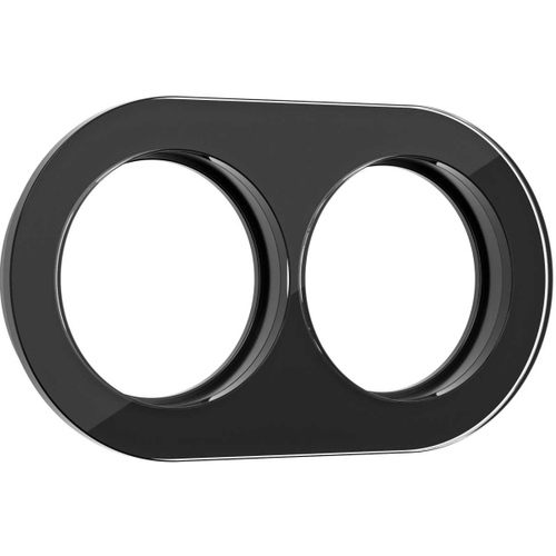 Рамка на 2 поста черная Werkel W0025108 4690389166457