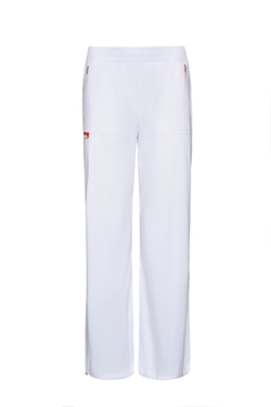 Брюки свободные медицинские женские Йошо, белый хлопок