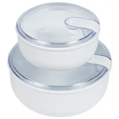 Набор ёмкостей Милан 0,75л, 1,8л, Белый