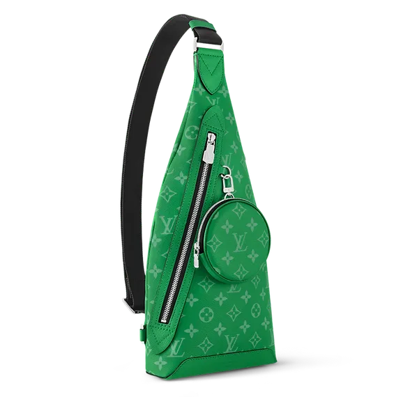 Сумка-слинг Louis Vuitton Duo канва Taigarama Green
