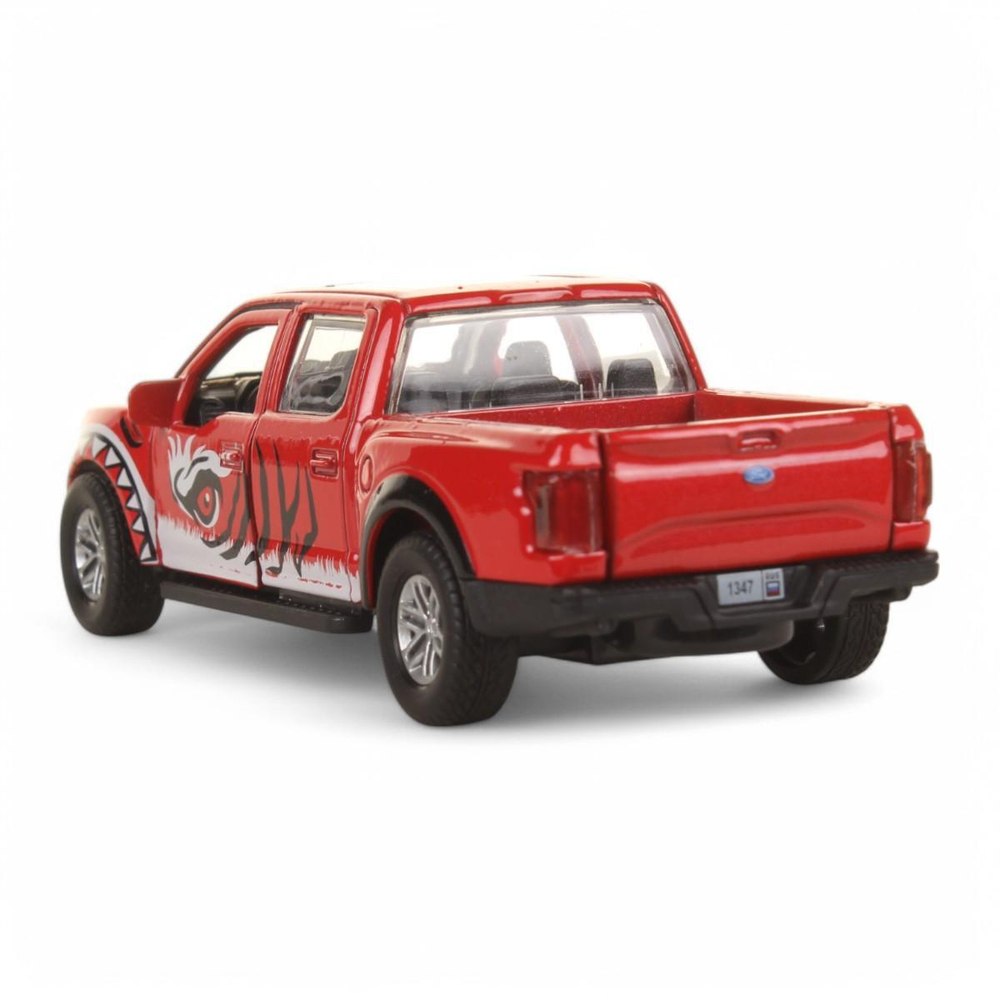 Модель ин. мет. "Ford F150 Raptor хищник" 12см, двер, баг, красный F150RAP-12PRE-RD (Технопарк)
