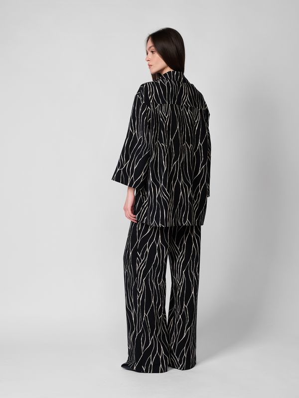 РУБАШКА С ШИРОКИМ РУКАВОМ