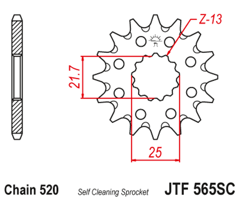 Звезда JTF565.12SC