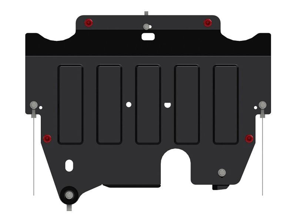Защита картера и КПП Sheriff для Ford Galaxy II 2006-2015 арт.08.2745