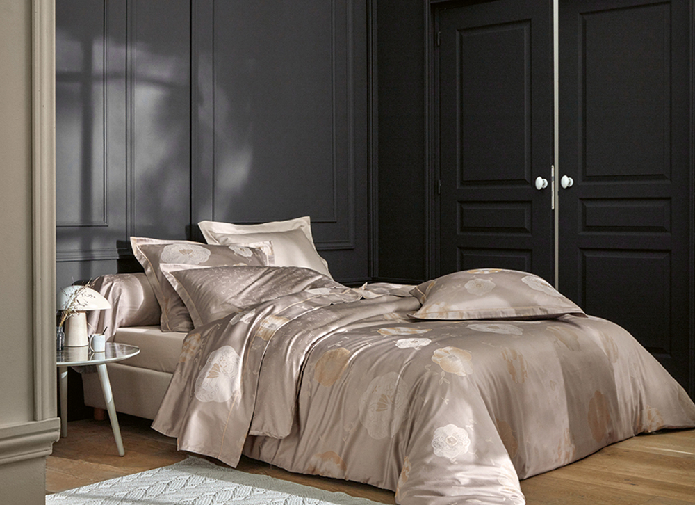 Постельное белье 2 спальное евро Blanc des Vosges Coco Ambre