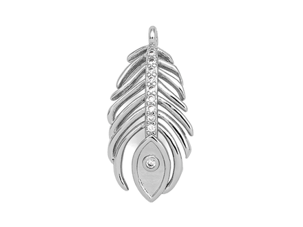 Подвеска Перо, 25,5мм