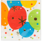 Салфетки «Шары Конфетти», 25 см / 33 см