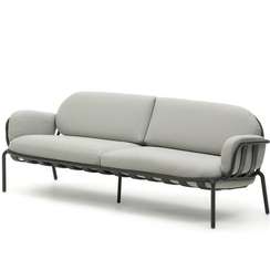 Joncols 3-местный алюминиевый диван серого цвета 225 см