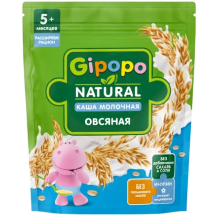 Каша безмолочная Gipopo Овсяная 5+ 180 гр