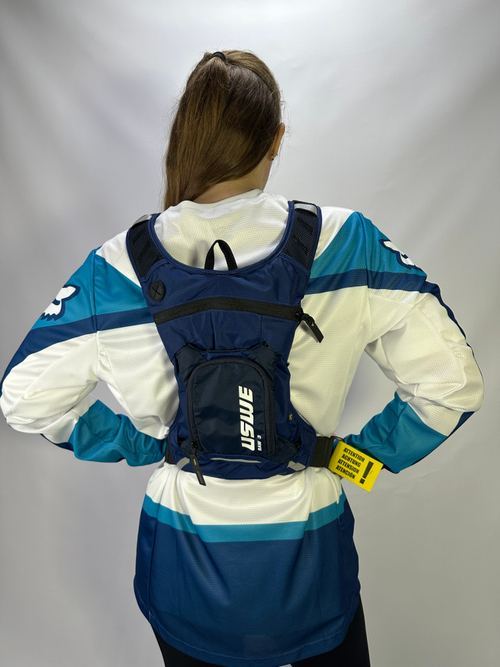 Рюкзак-гидропак USWE RAW 3L Hydration Pack (2L), Factory Blue, Race Fit