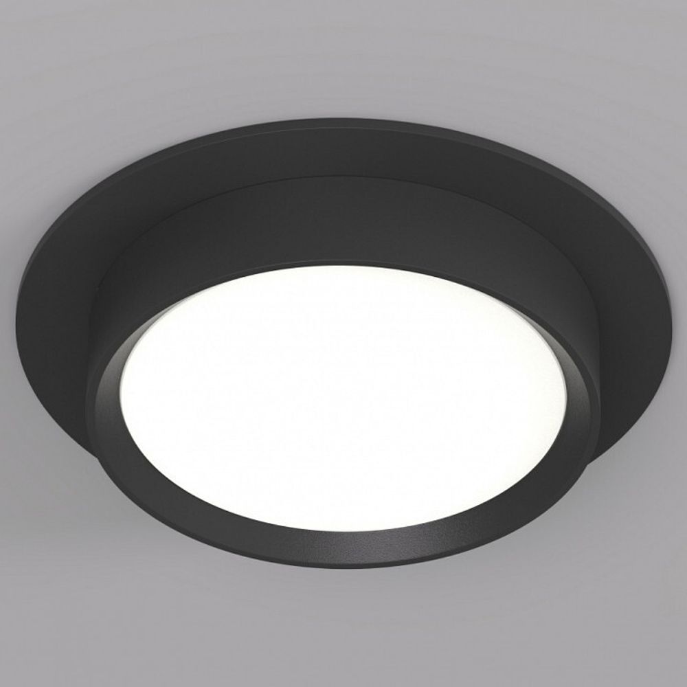 Встраиваемый светильник Denkirs FLAT DK2090-BK