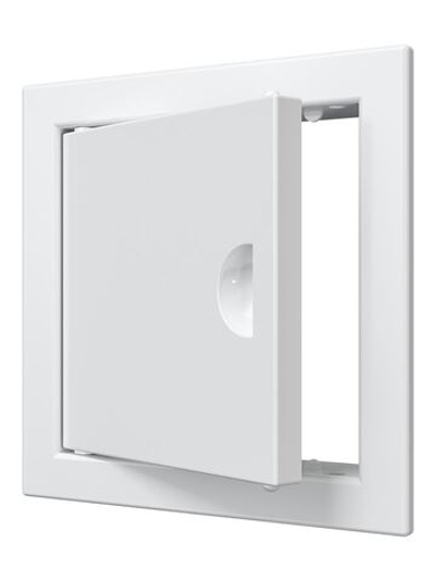 Люк ревизионный ЛР фланец 98х98 ручка 122х122 пластик EVECS