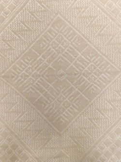 Оренбургский пуховый платок-паутинка А120-31 светло-бежевый