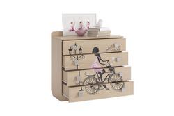 Комод «Амели» (дуб млечный)