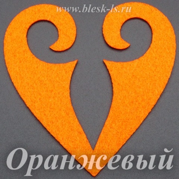 Фетровая основа #19, Основа #19 (оранжевая)