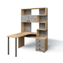 Стол Компьютерный СК-10 ЛЕВЫЙ Дуб крафт/ателье