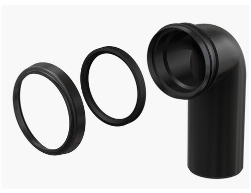 Колено 90° СТОКА для инст. DN90/90  АлкаПласт (20/1шт)