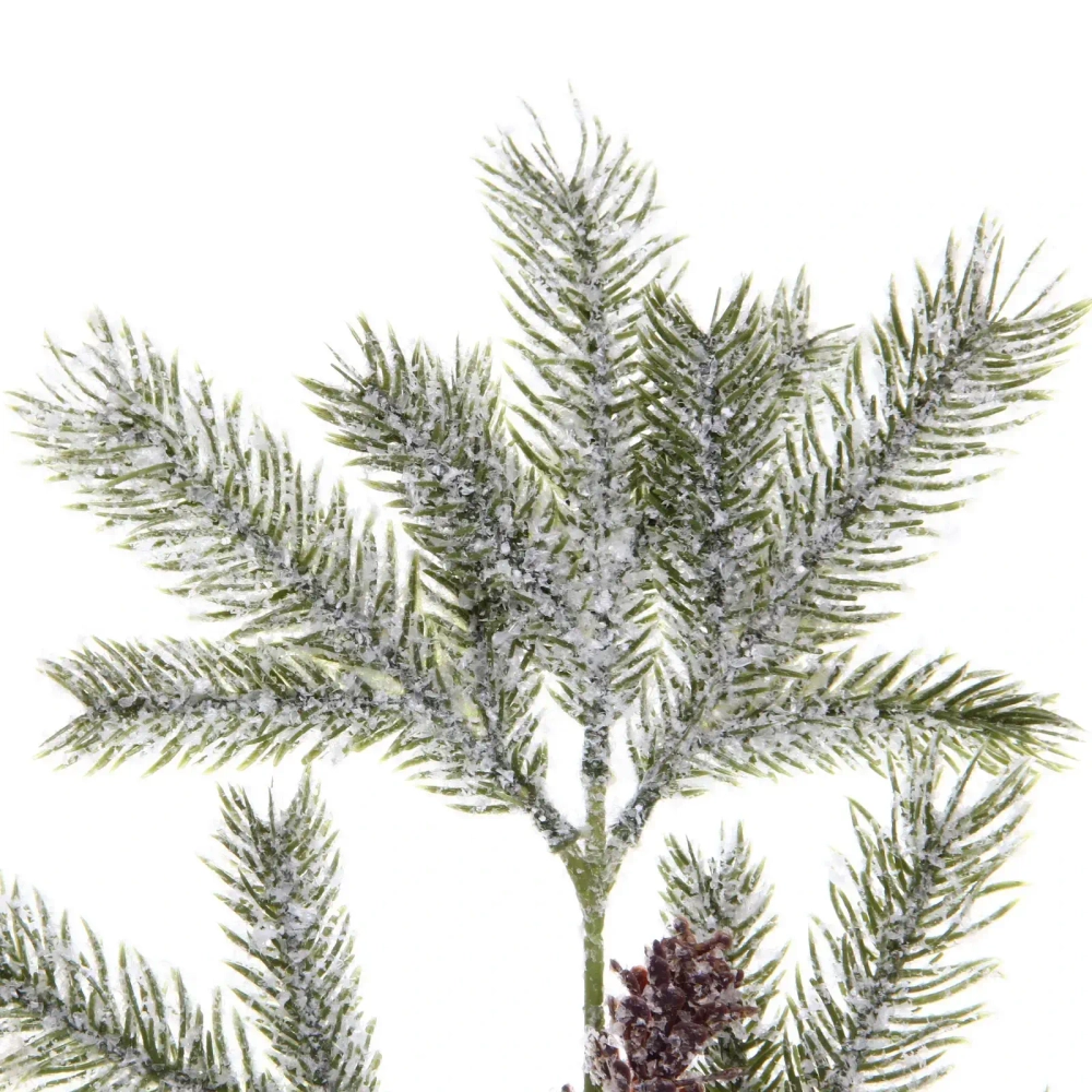 Ветка хвойная «Мерцание» 34 см