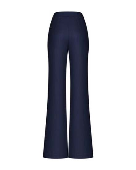 Брюки прямые из костюмной ткани