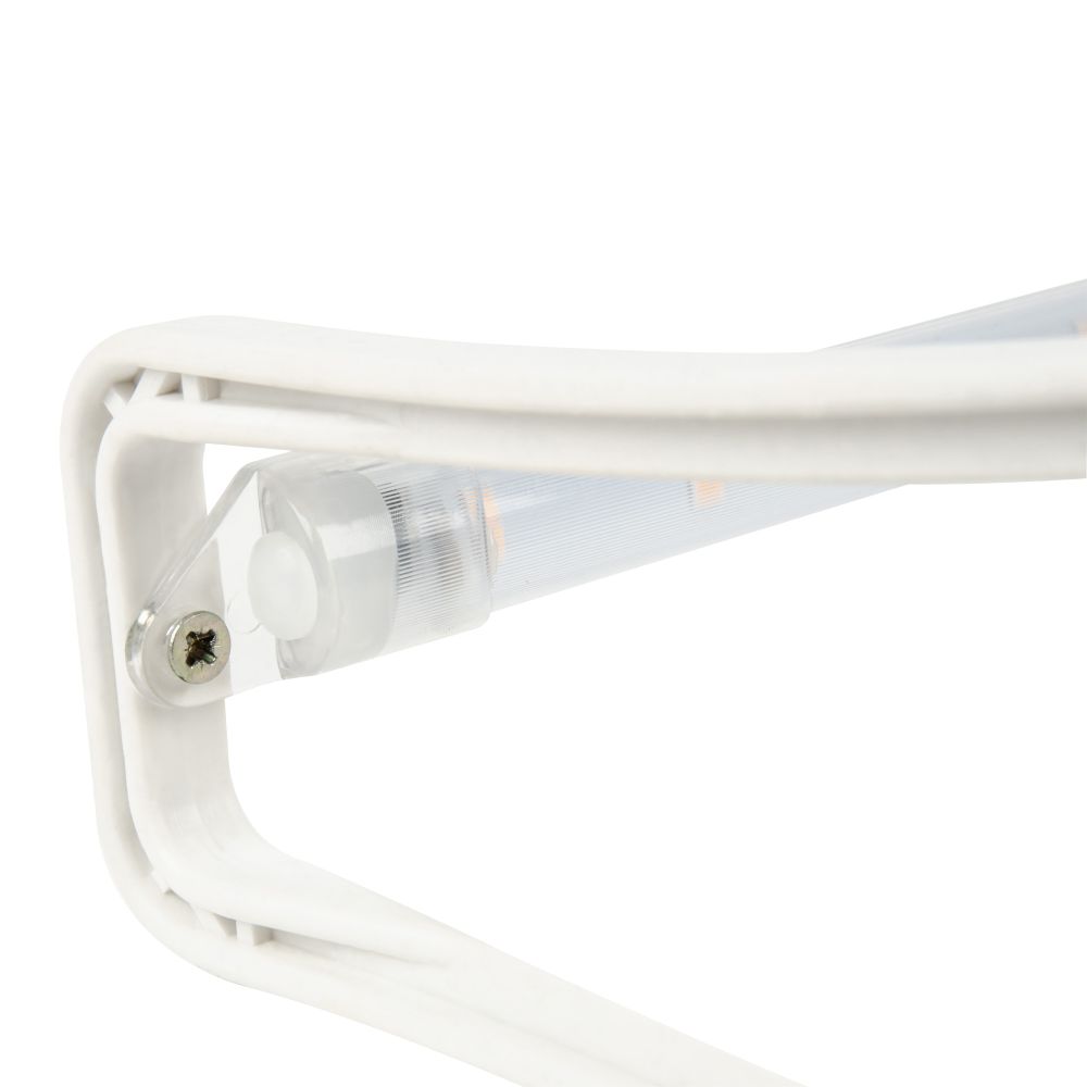 ULT-P34N-10W-SPBR IP65 WHITE 12 Набор Минисад. светильник для растений светодиодный с подставкой. Спектр для рассады и досвечивания в период роста. 12 кашпо в-к. белые. TM ФитоЛето