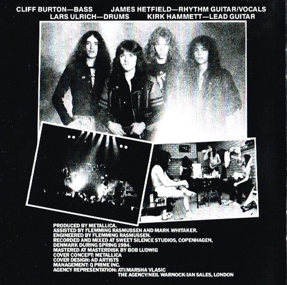 Metallica. Ride The Lightning (CD). Металлика