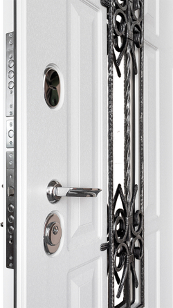 Входная дверь Лион 2-ст Белый