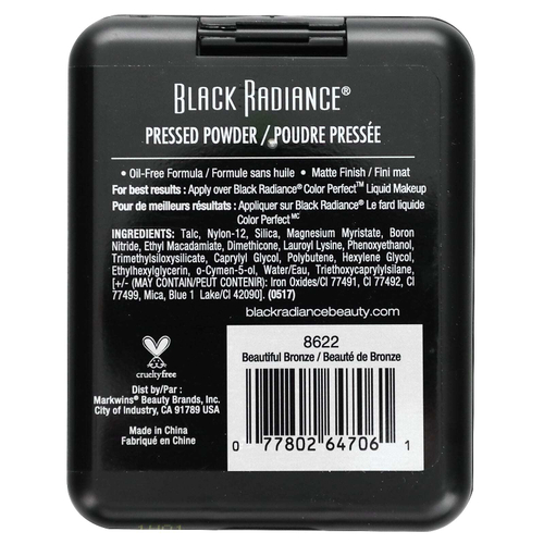Black Radiance, прессованная пудра, 8622 Beautiful Bronze, 7,8 г (0,28 унции)