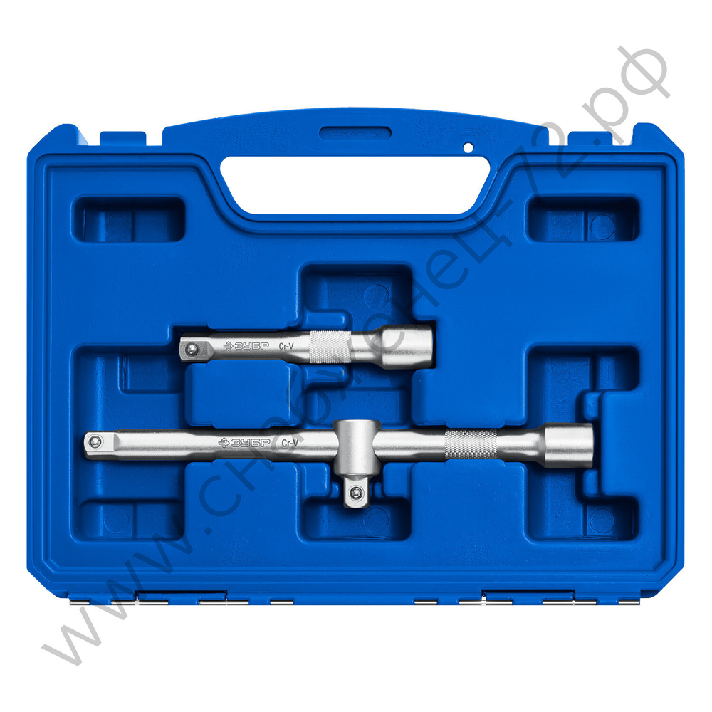 ЗУБР А-22, 22 предм., (1/2″), универсальный набор инструмента, Профессионал (27632-H22)