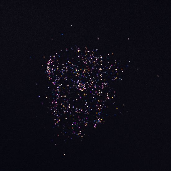 Блестки для дизайна ногтей Магический блеск №1 белый голографический